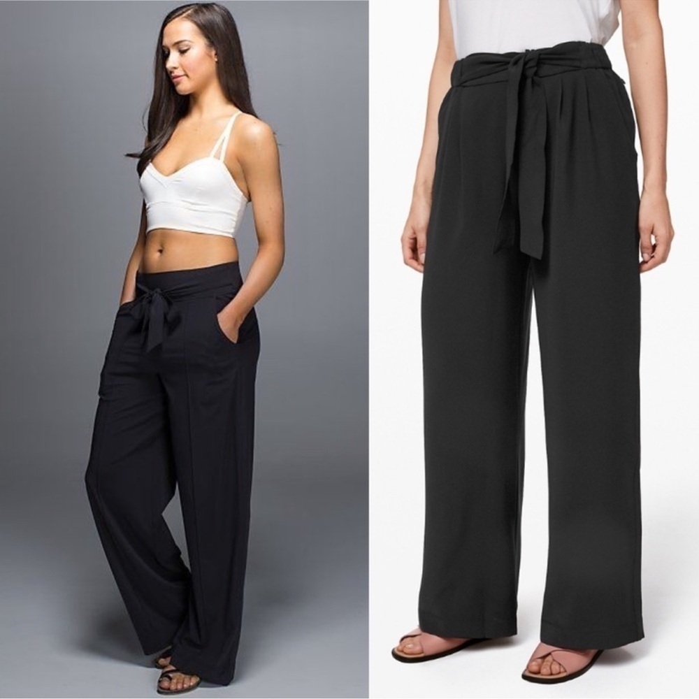 lululemon women’s wide leg pants NWT